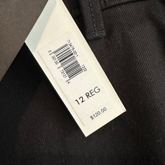 Banana Republic The Weekender Straight Leg Pant Black 12 713476 - Picture 7 of 14